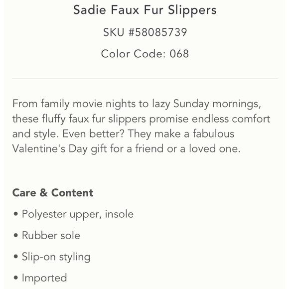 Anthropologie Faux Fur Closed Toe Slippers for Winter Orange Size S/M or 6/6.5 - Picture 6 of 7